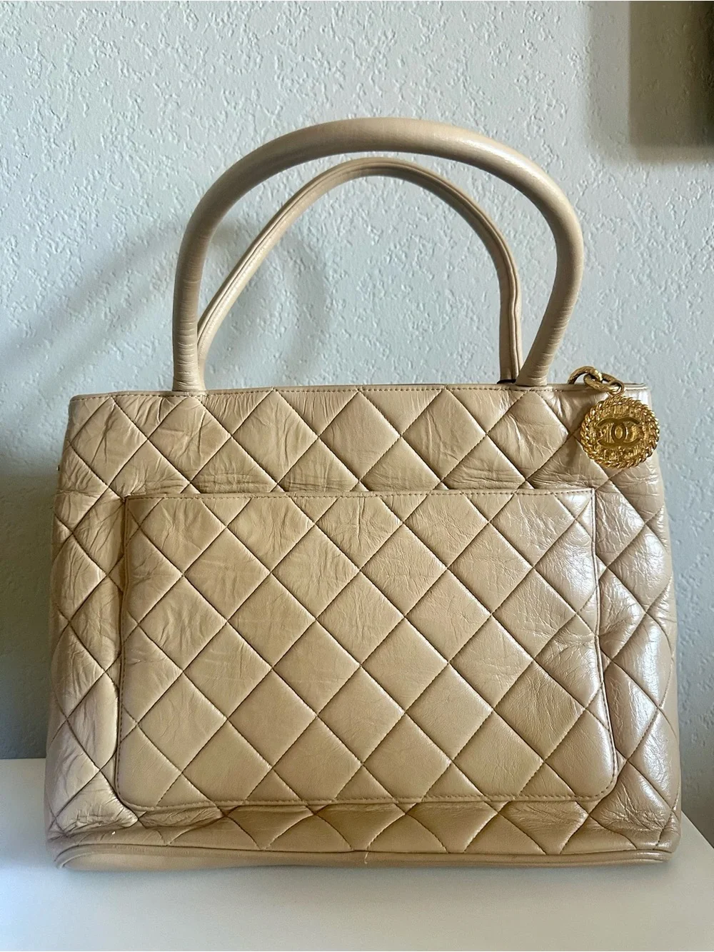 CHANEL vintage beige